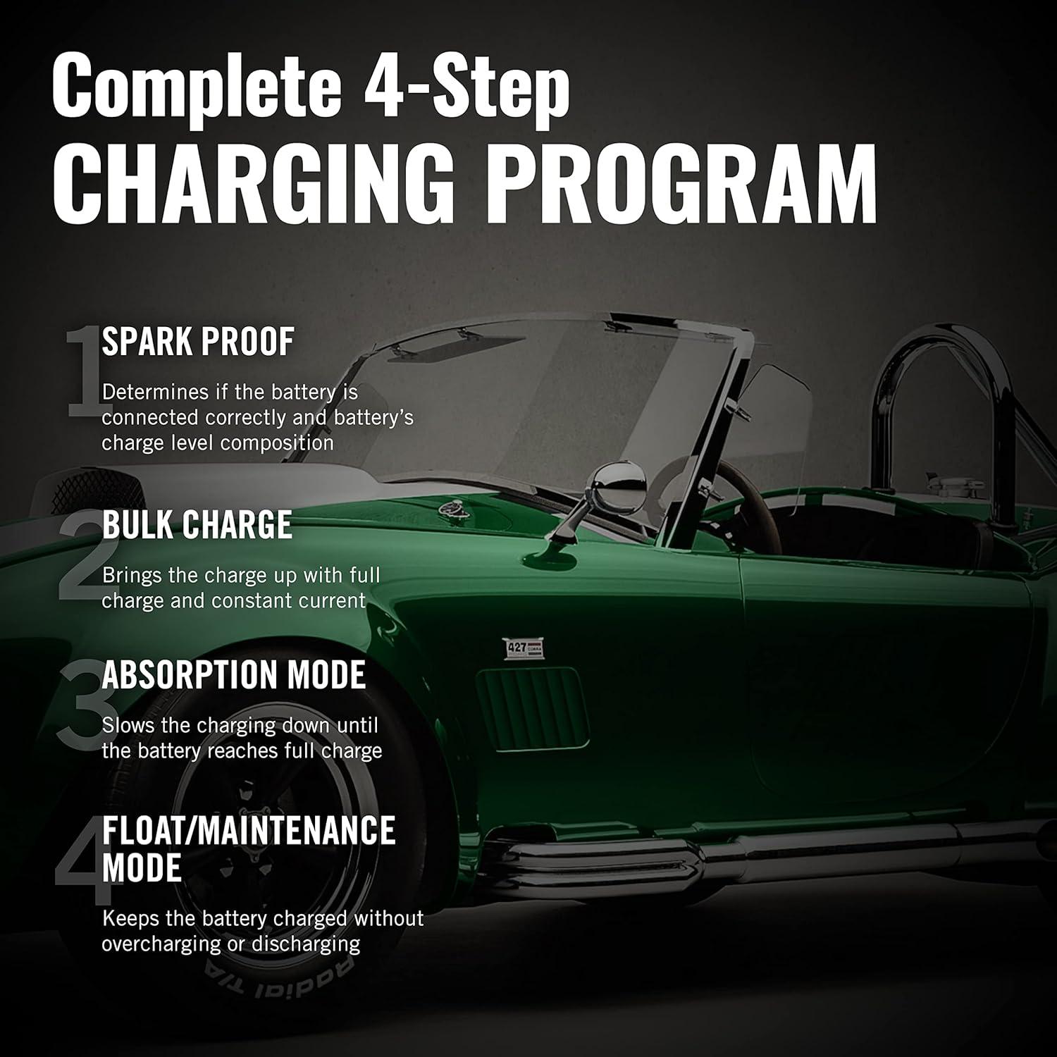 imageBattery Tender 5 Bank Multibank Charger  20 AMP 4 AMPs Per Bank  Selectable 12V  6V  Smart and Switchable 12V Multi Battery Charger and Maintainer for Automotive and Marine  0210133DLWH
