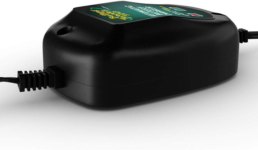 imageBattery Tender 800 is a SuperSmart Battery Charger that will Constantly Monitor Charge and Maintain your Battery Its Encapsulated and Protected from Moisture by an Electrical InsulationBlackGreen