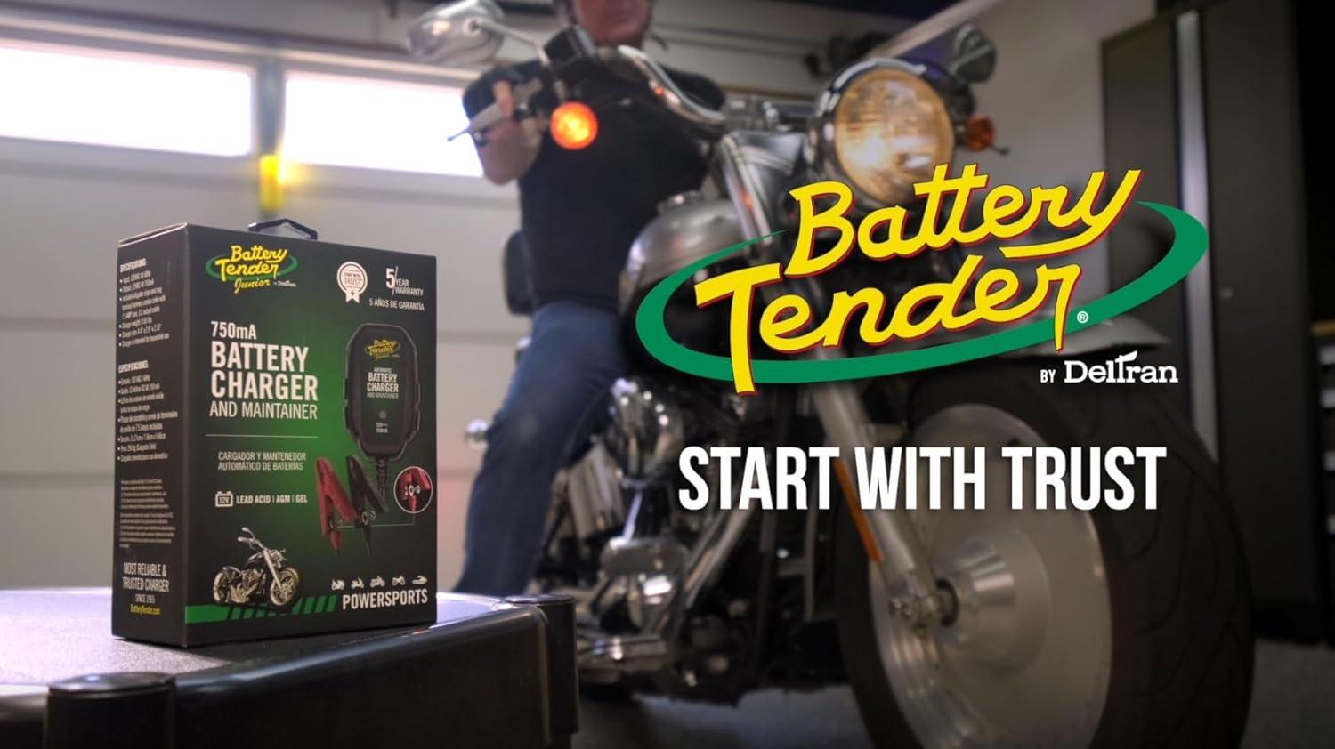 imageBattery Tender Junior 6V 125 AMP Battery Charger and Maintainer Fully Automatic 6V Automotive Battery Charger for Cars Motorcycle ATVs and More  0220196