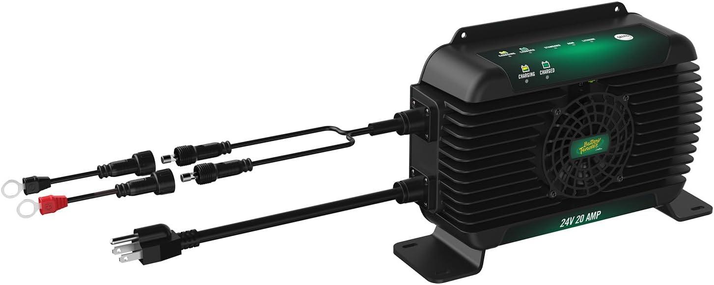 imageBattery Tender PowerPlus 24V 20 AMP Battery Charger and Maintainer  IP68 Weather Resistant0222012DLWH