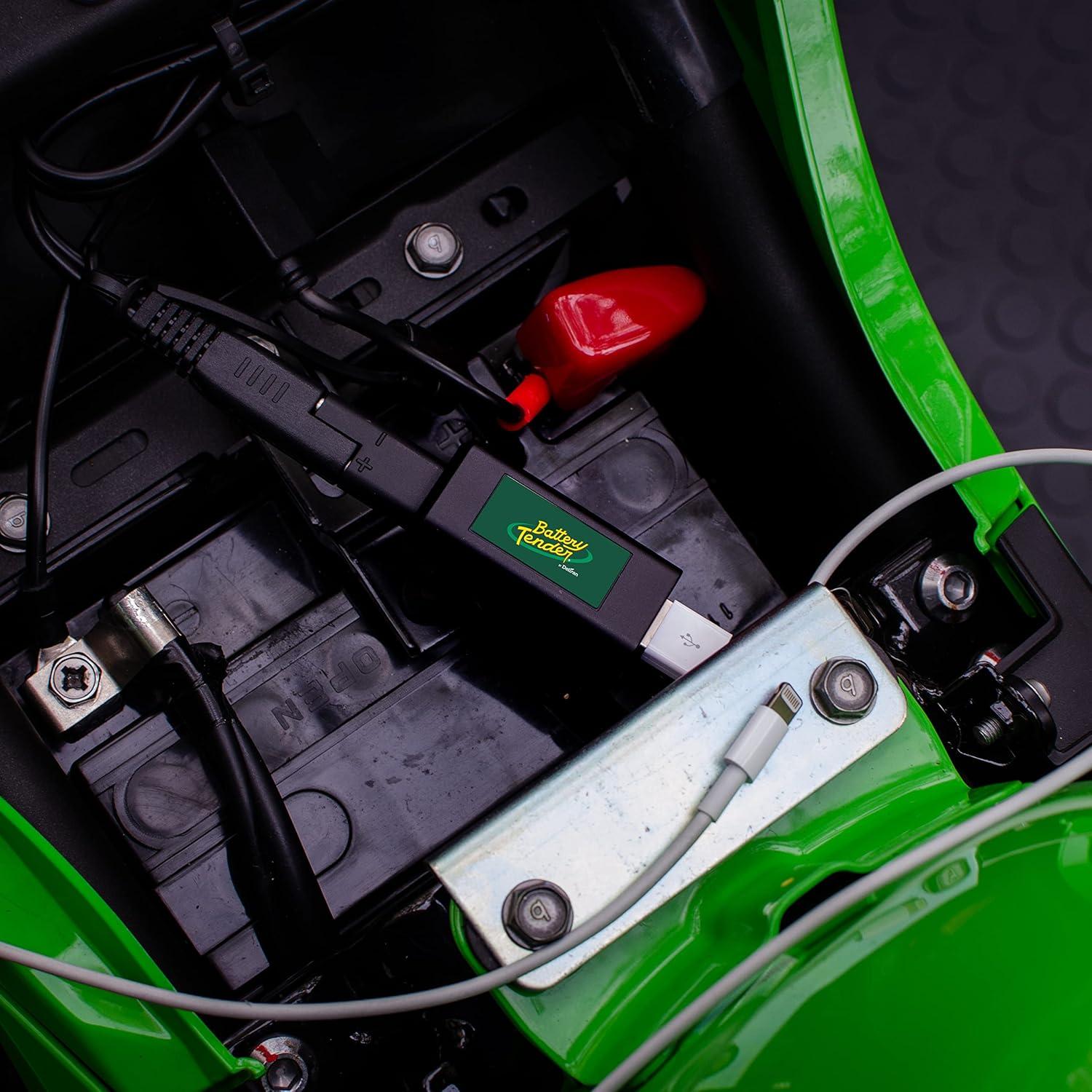 imageBattery Tender Quick Disconnect USB Charger Adapter  Easily Charge Mobile Devices with 12V Vehicle Battery on The Go  Perfect for Camping Our Outdoor Adventures  0810158with USB Charger