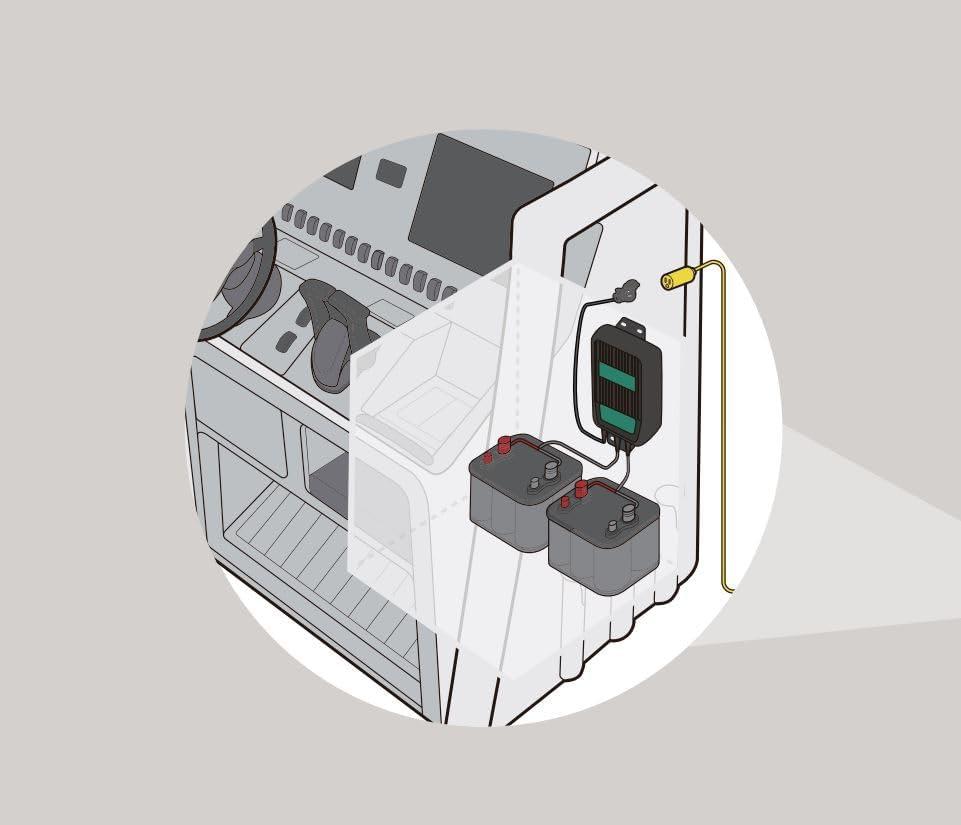 imageBattery Tender WaveCharge Pro 2 Bank Multibank Charger  20 AMP 10 AMPs Per Bank 12V  Smart Multi Battery Weatherproof Charger and Maintainer  0221007DLWH