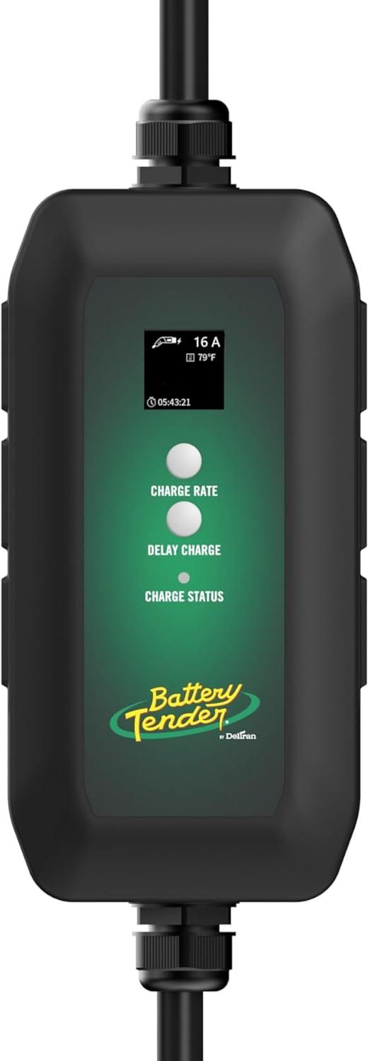 imageBattery Tender eCharge 16 AMP EV Charger  Level 1 Portable Electric Vehicle EV Car Charger  0223016DLWH