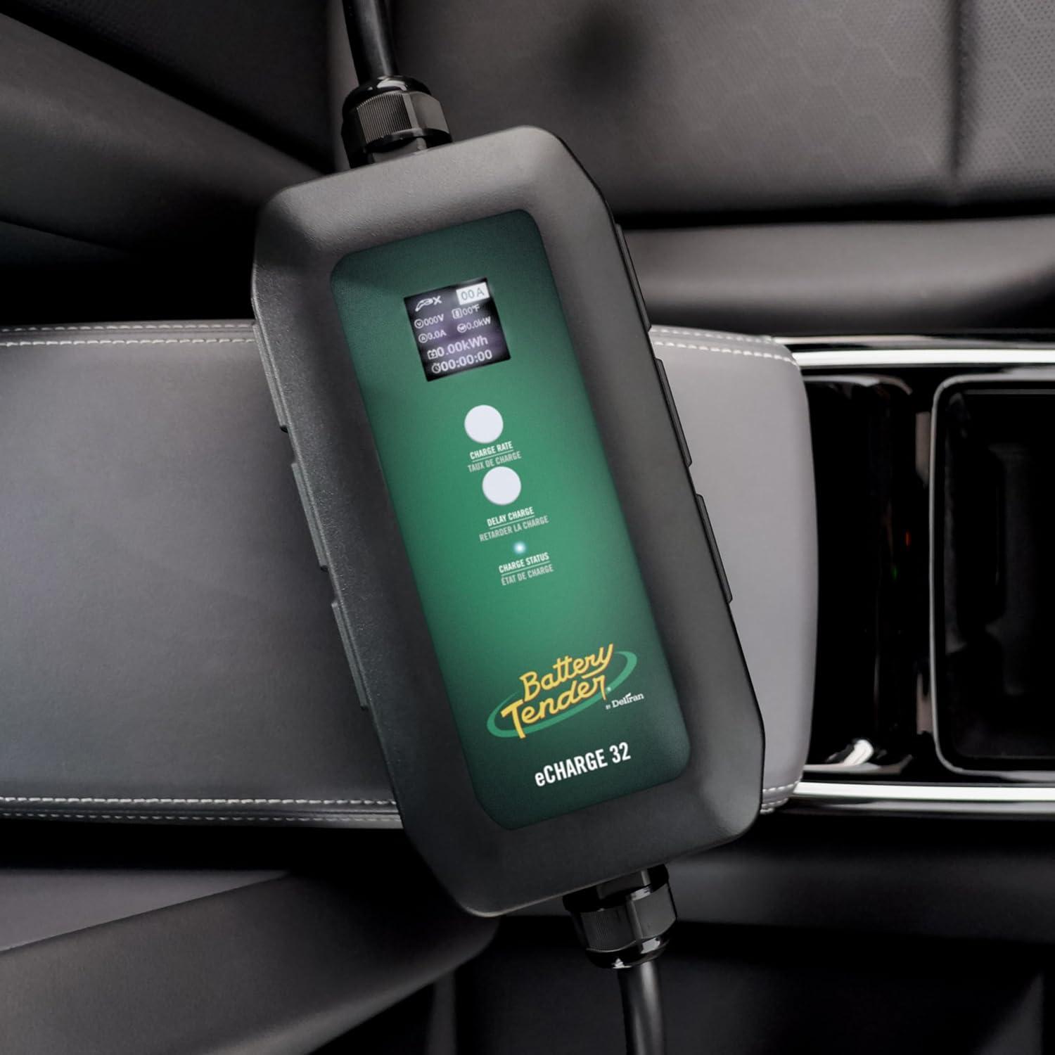 imageBattery Tender eCharge 32 AMP EV Charger  Level 12 Portable Electric Vehicle EV Car Charger  0223017DLWH