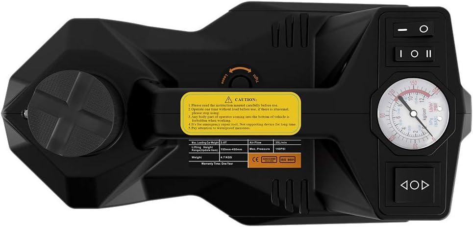 imageHyperion LiftAssist 12V Portable Hydraulic Floor Jack with Tire Inflator Air Compressor by Deltran  0431004HYWH