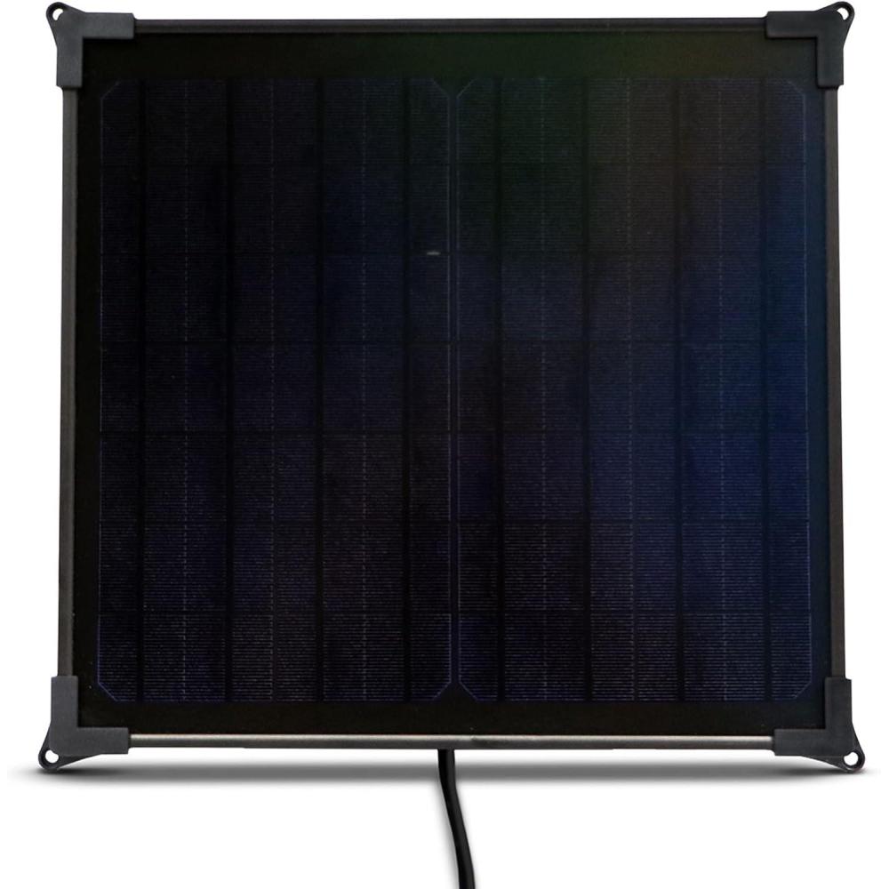 imageBattery Tender 17 Watt Solar Panel 12V Battery Charger with Charge Controller  IP67 Weatherproof  Mountable Lightweight Smart Charger  0211173