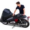 imageHyperion Motorcycle Cover with Builtin Solar Charger Medium Size Weatherproof Motorcycle Cover with Solar Panel for Outdoor Storage  All Season Heavy Duty Motorcycle Scooter or Moped CoverM 90 x 39 x 40 inches
