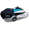 imageHyperion Universal Personal Watercraft Cover Waterproof and Weatherproof PWC Cover with Solar Charger Built in  Universal PWC Cover for 2 or 3 Seater Models Up to 134 x 63 x 36 Inches  HYPPWCUUniversal