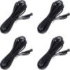 imageBattery Tender 12 Foot Extension SAE Cable  Designed for Use with Battery Tender Chargers  Quick Connect Plugs for Easy Connection to Motorcycle Cars ATVs and More  081014812125 feet  Pack of 4
