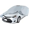 imageHyperion Car Cover with Solar Panel Size 3 Waterproof Car and Windshield Cover  All Weather Cover Protects Cars Up to 200quot from Snow Ice Rain Sun and Maintains Battery Charge  Grey  HYPCAR3Fits cars up to 168 inches long