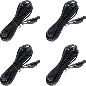 imageBattery Tender 12 Foot Extension SAE Cable  Designed for Use with Battery Tender Chargers  Quick Connect Plugs for Easy Connection to Motorcycle Cars ATVs and More  081014812125 feet  Pack of 4