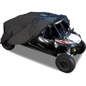 imageHyperion UTV Cover with Solar Panel for 2 and 4 Seater UTVs Polyester Universal Side by Side Cover Prevents Water and Weather Damage Maintains Battery ChargeUniversal